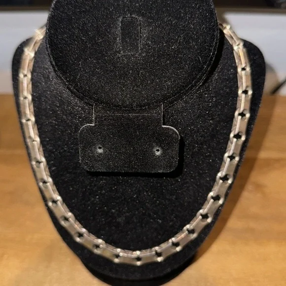 taxco San Miguel sterling silver 925 vintage Joyeria Cerroblonco link necklace - Picture 7 of 8